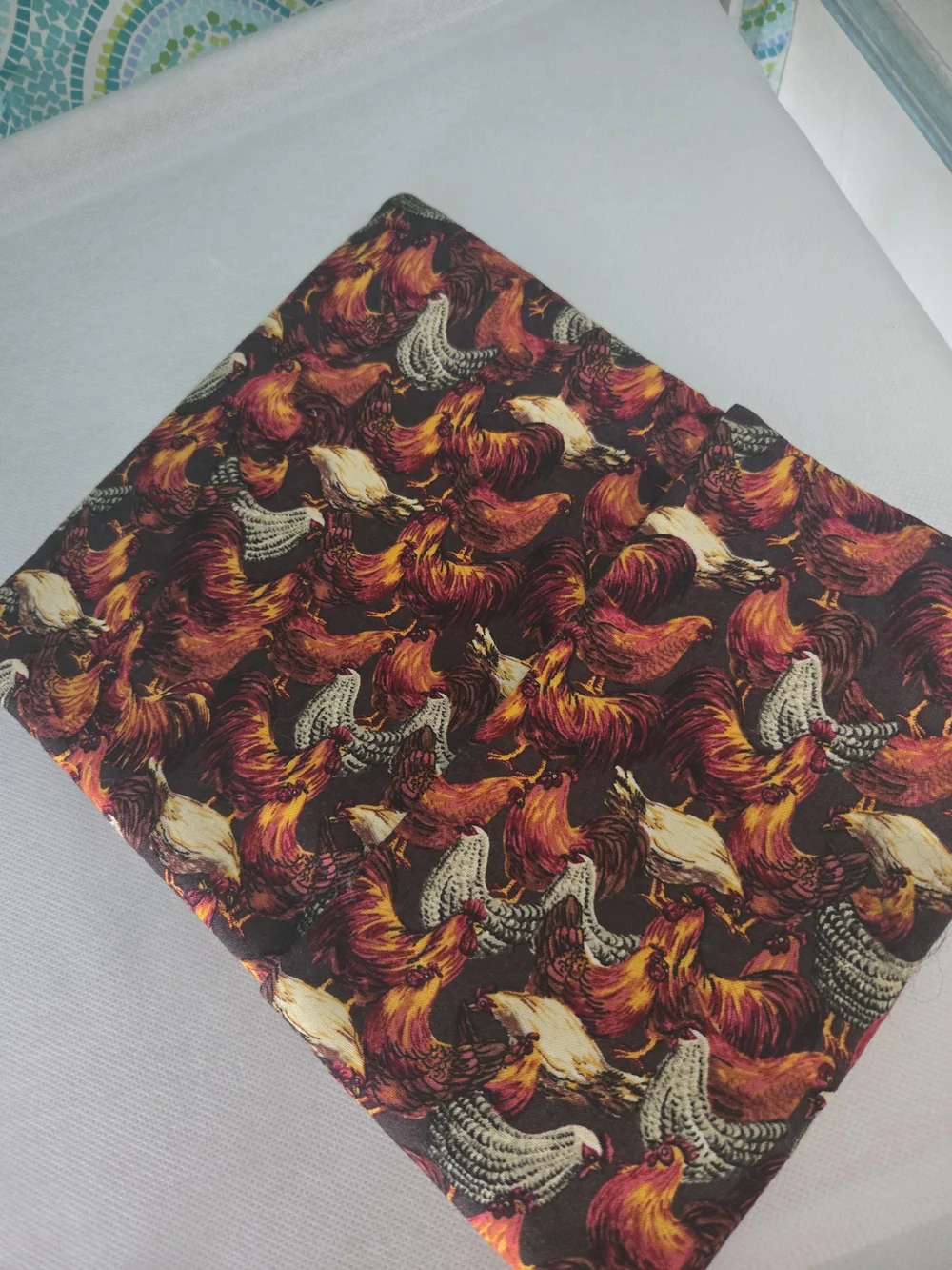 4/$15 Rooster Print Kitchen Potholder Hot Pad Chicken Kitchen Decor Farmhouse